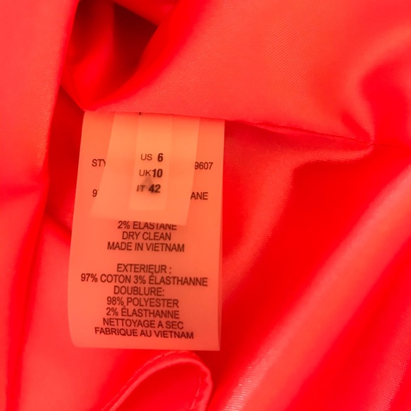 T Tahari Floral and striped Dress Size 6 - Picture 4 of 7